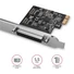 AXAGON PCEA-P1N PCIE VEZÉRLŐ 1X PÁRHUZAMOS (PCI-Express kártya egy párhuzamos (LPT) porttal, ASIX AX99100)