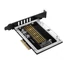 AXAGON PCEM2-NC PCIE NVME M.2 x4 M-Key slot adapter passzív hűtéssel