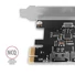 AXAGON PCES-SA2N PCIE VEZÉRLŐ 2X SATA 6G (Kétcsatornás SATA III PCI-Express vezérlő két belső SATA porttal)