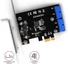 AXAGON PCEU-034VL SuperSpeed USB 4 Internal Ports PCI-Express Card
