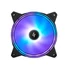 CHIEFTEC Ventilátor NF-1225RGB, 12cm, ARGB LED, fekete