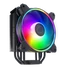 COOLER MASTER CPU hűtő HYPER 212 HALO BLACK ARGB, LGA1700 támogatással, fekete