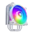 COOLER MASTER CPU hűtő HYPER 212 HALO WHITE ARGB, LGA1700 támogatással, fehér