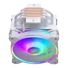 COOLER MASTER CPU hűtő HYPER 212 HALO WHITE ARGB, LGA1700 támogatással, fehér