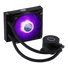 COOLER MASTER CPU hűtő MASTERLIQUID ML120L V2 RGB (vízhűtés), LGA1700 támogatással, fekete