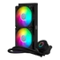 COOLER MASTER CPU hűtő MASTERLIQUID ML240L ARGB V2 (vízhűtés), LGA1700 támogatással, fekete