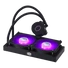 COOLER MASTER CPU hűtő MASTERLIQUID ML240L V2 RGB (vízhűtés) + Kontroller, LGA1700 támogatással fekete