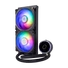 COOLER MASTER CPU hűtő MASTERLIQUID PL240 FLUX (vízhűtés), ARGB, LGA1700 támogatással, fekete