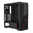 COOLER MASTER Ház Mid Tower ATX MASTERBOX K501L RGB, Tápegység nélkül, Üvegfalú, Fekete