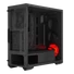 COOLER MASTER Ház Mid Tower ATX MASTERBOX K501L RGB, Tápegység nélkül, Üvegfalú, Fekete