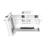 COOLER MASTER Vertikális Videokártya Tartó készlet, fehér