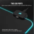 CORSAIR Egérpad MM700 RGB Extended Gaming, 930x400mm, fekete