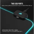 CORSAIR Egérpad MM700 RGB Extended Gaming, 930x400mm, fekete