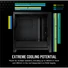 CORSAIR Ház 4000D AIRFLOW, Tápegység nélkül, Edzett Üveg, fekete