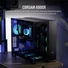CORSAIR Ház 6500X Dual Chamber, Tápegység nélkül, Edzett Üveg, fekete