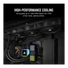 CORSAIR Rendszerhűtő Ventilátor, AF120 ELITE, 12cm, fekete