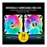 CORSAIR Rendszerhűtő Ventilátor, iCUE QL120 RGB, 12cm, fehér