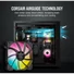 CORSAIR Rendszerhűtő Ventilátor, iCUE SP120 RGB ELITE, 12cm, fekete