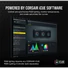 CORSAIR Rendszerhűtő Ventilátor, iCUE SP120 RGB ELITE, 12cm, fekete