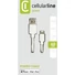 Cellularline kábel USBDATA06MFIIPHW Lightning kábel, 0,6 m