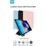 DEVIA APPLE IPAD AIR 4/5/IPAD PRO 11 TABLET TOK ON/OFF FUNKCIÓVAL, APPLE PENCIL TARTÓVAL, MÁGNESES TÖLTŐVEL - PINK