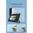 DEVIA IPAD 10.9 (2022) TABLET TOK (SMART CASE) ON/OFF FUNKCIÓVAL, APPLE PENCIL TARTÓVAL - PINK
