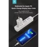 DEVIA USB - LIGHTNING ADAT- ÉS TÖLTŐKÁBEL 1,5 M-ES VEZETÉKKEL, 5V/2,1A, EZÜST/FEKETE