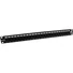 EXCEL Patch Panel Cat.5e UTP 24 portos 1U, fekete (RJ45-RJ45)
