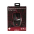 KONIX - DRAKKAR PC Runemaster Evo Egér Vezetékes Gaming 2500DPI, Fekete-Piros