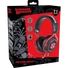 KONIX - DUNGEONS & DRAGONS "D20" 7.1 Fejhallgató Vezetékes Gaming Stereo Mikrofon, Fekete-Piros
