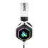 KONIX - DUNGEONS & DRAGONS "Rainbow" 7.1 Fejhallgató Vezetékes Gaming Stereo Mikrofon, Fehér-Fekete