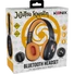 KONIX - JUJUTSU KAISEN 2.0 Fejhallgató Bluetooth Vezeték Nélküli Gaming Stereo Mikrofon, Fekete-Narancs