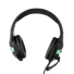 KONIX - MYTHICS Xbox One Fejhallgató Nemesis Vezetékes Gaming Stereo Mikrofon, Fekete-Zöld
