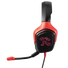 KONIX - NARUTO "Akatsuki" 2.0 Fejhallgató Vezetékes Gaming Stereo Mikrofon, Fekete-Piros