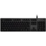 LOGITECH Billentyűzet - G512 Lightsync RGB Mechanikus Vezetékes (Tactile) GX Brown Carbon, US
