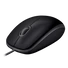 LOGITECH Egér - B110 Vezetékes Optikai Silent, Fekete