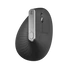 LOGITECH Egér - MX Vertical Ergonomic Bluetooth Optikai, Fekete