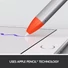 LOGITECH Kiegészítő - Érintőceruza Crayon Ipad (6.gen), ezüst-narancs