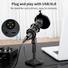 MAONO Asztali Mikrofon AU-HD300T, USB/XLR Zero-Latency Monitoring Cardioid Dynamic Mic
