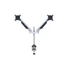 MULTIBRACKETS 2 karos asztali konzol, M VESA Gas Lift Arm Dual Silver (15-32", max.VESA: 100x100 mm, 10 kg)