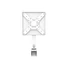MULTIBRACKETS Asztali konzol, M Deskmount XL White (32-55", max.VESA: 400x400 mm, 35 kg)
