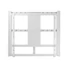 MULTIBRACKETS Fali motoros konzol, M Motorized Wallmount 80 kg White HD (42-110")