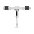MULTIBRACKETS Gas Lift asztali konzol (2 képernyős rögzítőkar), M VESA Gas Lift Arm Single White w. Duo Crossbar (15-28"