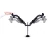 MULTIBRACKETS 2 karos asztali konzol, M VESA Gas Lift Arm Dual Black (15-32", max.VESA: 100x100 mm, 10 kg)
