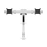 MULTIBRACKETS Gas Lift asztali konzol (2 képernyős rögzítőkar), M VESA Gas Lift Arm Single White w. Duo Crossbar (15-28"
