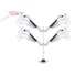 MULTIBRACKETS 4 karos asztali konzol, M VESA Gas Lift Arm Quad White (15-32", max.VESA: 100x100 mm, 10 kg)
