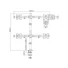 MULTIBRACKETS Asztali konzol (4 képernyős rögzítőkar), M Deskmount Basic Quad