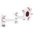 MULTIBRACKETS Fali konzol, M VESA Flexarm 360 III White 75 100 200 (15-32", max.VESA: 200x200 mm, 15 kg)