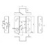 MULTIBRACKETS Mennyezeti konzol, M Universal Projector Ceiling Mount 300-480 with Finetune