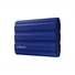 SAMSUNG Hordozható SSD T7 Shield, USB 3.2 Gen.2 (10Gbps), 1TB, Kék